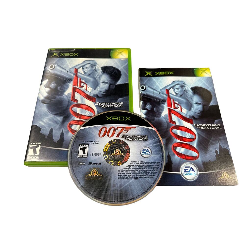James Bond 007: Everything or Nothing (Microsoft Xbox, 2004) Complete, Tested